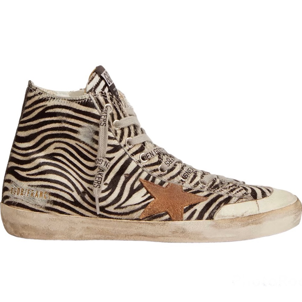 Francy Penstar LTD sneakers in zebra-print pony